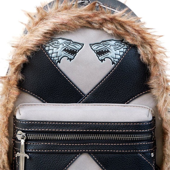 Game of Thrones Jon Snow Mini Backpack - Eight3five x Loungefly Exclusive - Picture 3 of 8